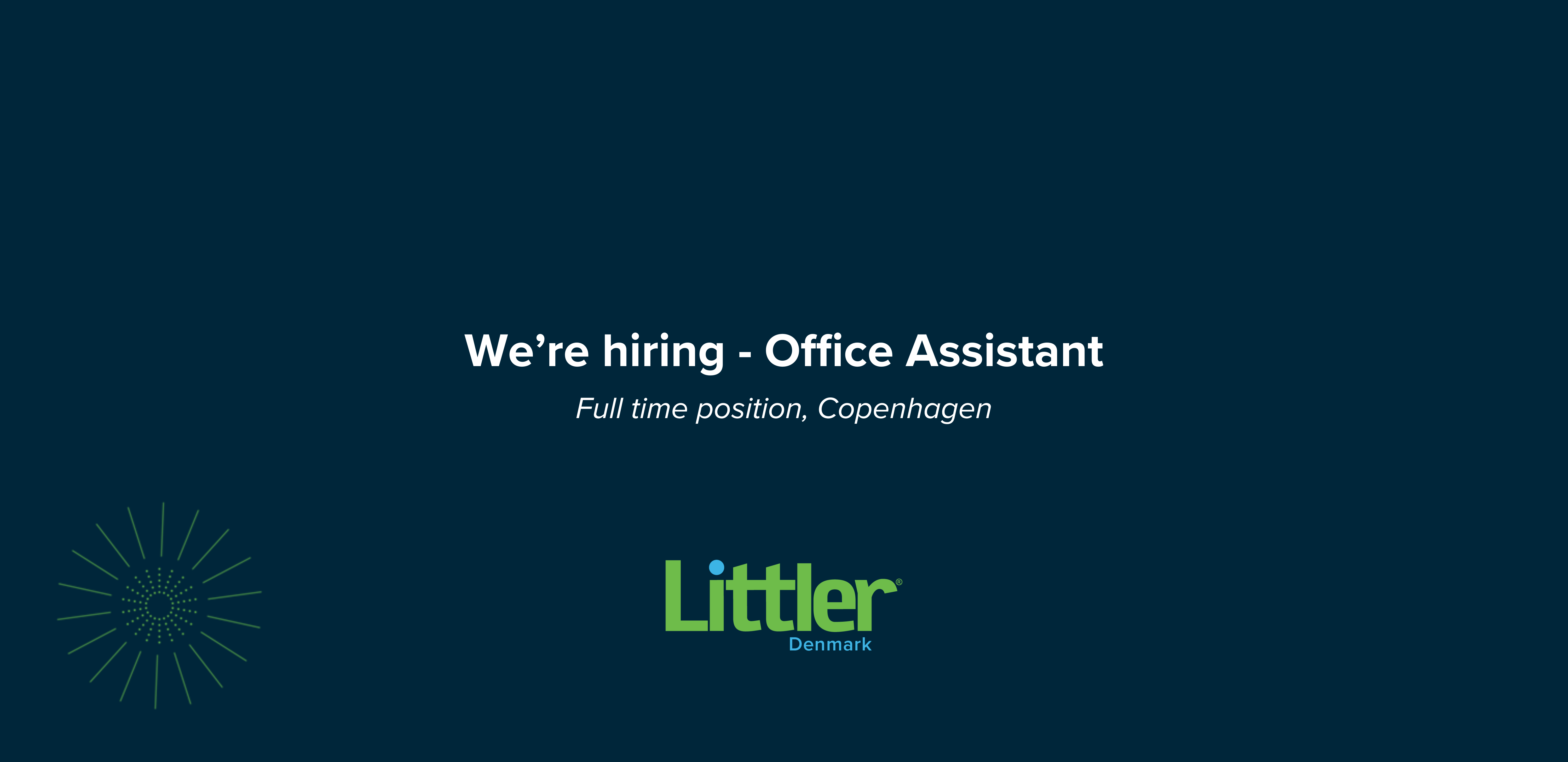 Office Assistant søges til Littler | Denmark