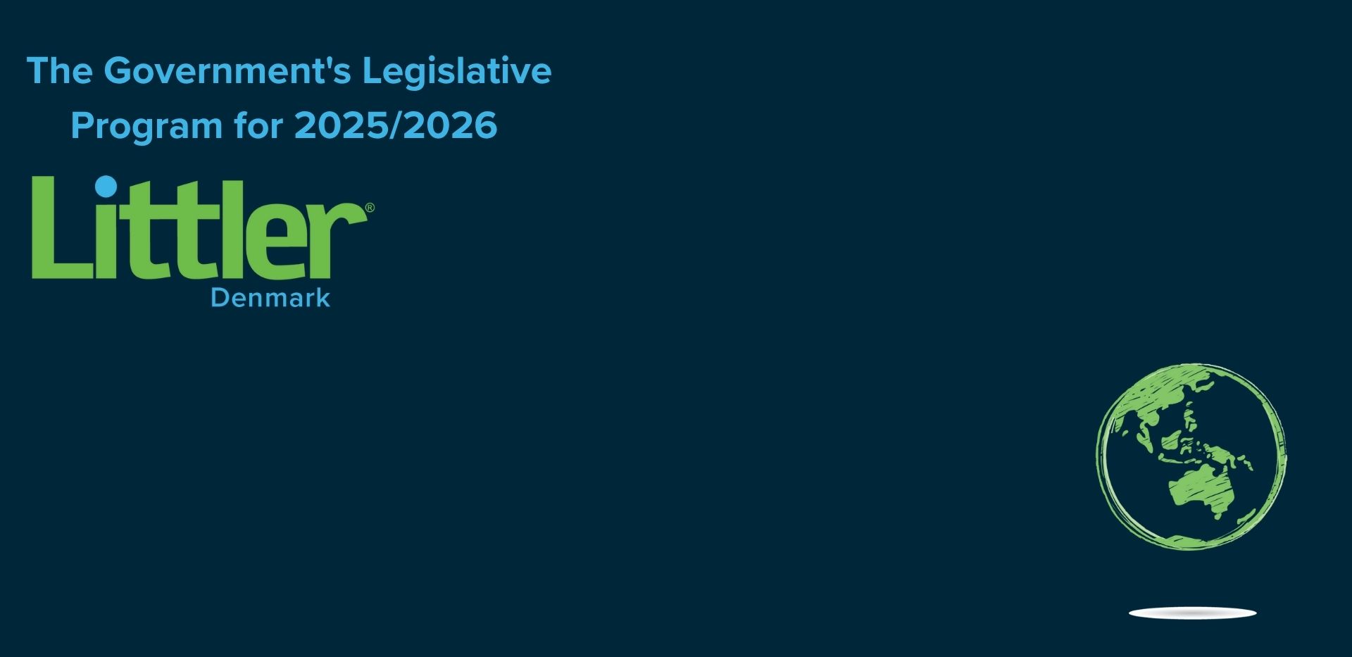 Regeringens lovprogram 2025/2026